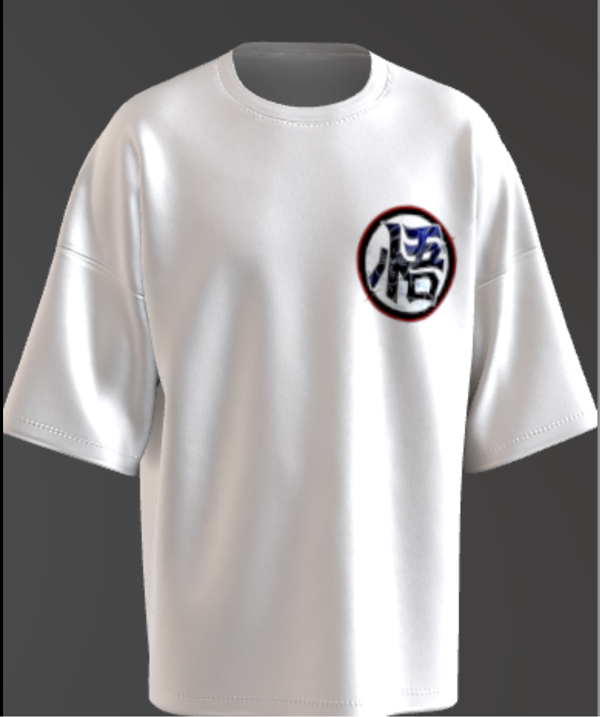 Ultra Instinct Goku Oversized Anime T-Shirt – Black Edition