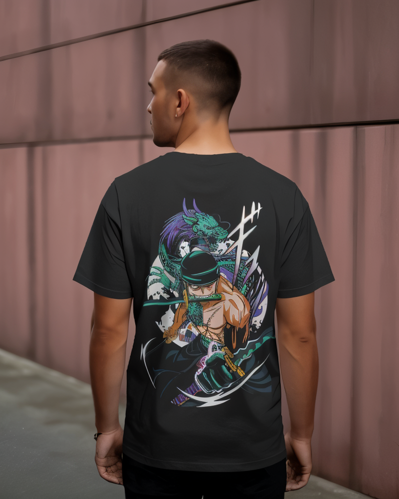 Zoro Supreme Dragon Slash Oversized T-Shirt