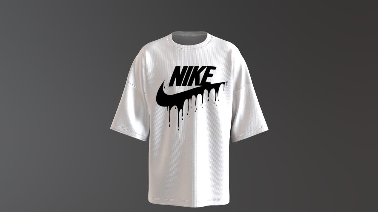 Nike Oversized White T-Shirt – Streetwear Edition