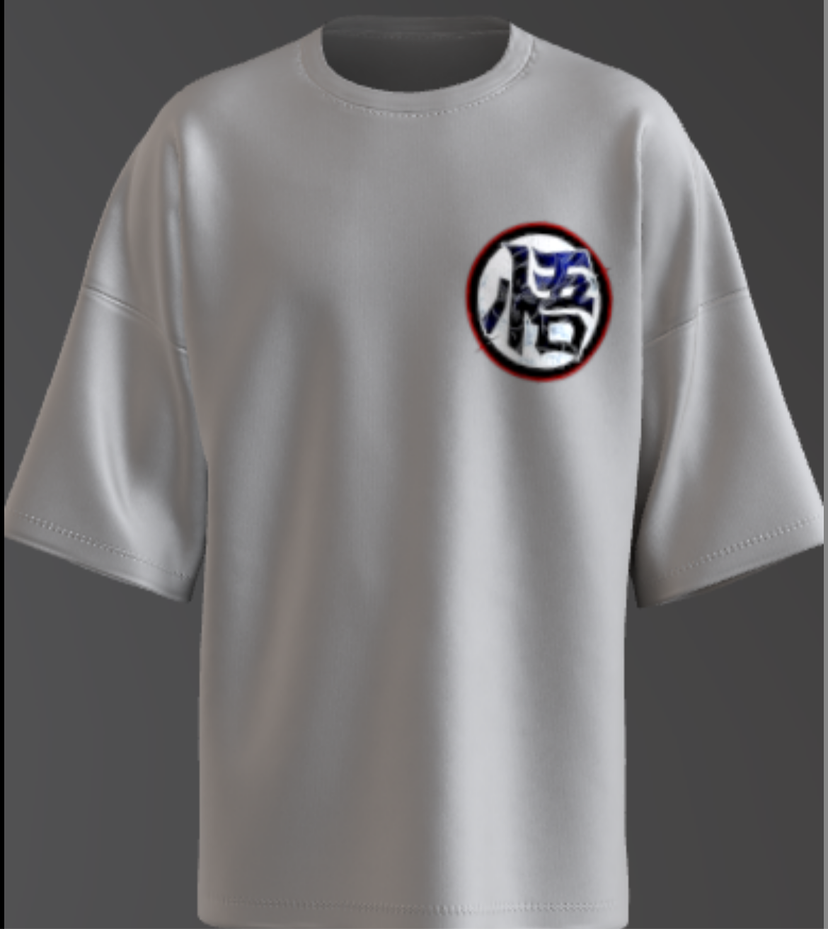 Ultra Instinct Goku Oversized Anime T-Shirt – Black Edition